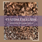 Empress Curl (Curly) Medium Brown